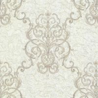 Обои Decori-Decori Parma 83304 Винил на флизелине (1,06*10,05) Бежевый, Дамаск — фото 1, Обои для стен