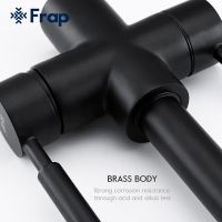 Смеситель для кухни Frap F4352-6 Черный матовый — фото 4, Смесители для кухни