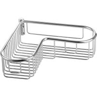Полка корзина Migliore Complementi 22045 угловая Хром — фото 1, Полки для ванной и душа