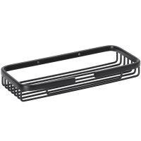 Полка корзина Bemeta Cytro 102308070 Черная матовая — фото 1, Полки для ванной и душа