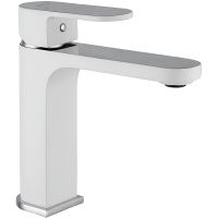 Товар: Смеситель для раковины Gappo G83 G1083-8 Белый Хром - фото 1 Смеситель для раковины Gappo G83 G1083-8 Белый Хром — фото 1, Смесители для раковины