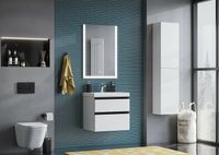 Товар: Тумба под раковину Roca Domi 60 A857458806 подвесная Белый глянец - фото 20 Тумба под раковину Roca Domi 60 A857458806 подвесная Белый глянец — фото 20, Мебель для ванной