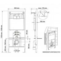 Товар: Комплект унитаза с инсталляцией Berges Novum 042425 с сиденьем Микролифт и Белой клавишей смыва - фото 8 Комплект унитаза с инсталляцией Berges Novum 042425 с сиденьем Микролифт и Белой клавишей смыва — фото 8, Комплекты унитаз + инсталляция