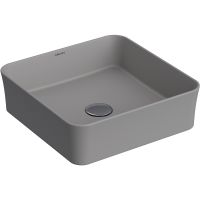 Раковина-чаша Berges Ego SL 38 181060 Серая матовая — фото 1, Раковины накладные