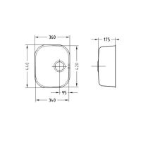 Товар: Кухонная мойка Alveus Variant 20 SAT-90 420x340x175 1009012 Сатинированная сталь - фото 3 Кухонная мойка Alveus Variant 20 SAT-90 420x340x175 1009012 Сатинированная сталь — фото 3, Кухонные мойки