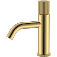 Смеситель для раковины Boheme Stick 121-GG.3 Золото — фото 1, Смесители