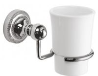Стакан для зубных щеток Fixsen Style FX-41106 Хром — фото 1, Стаканы для зубных щеток