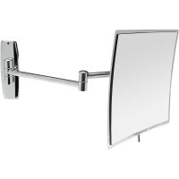 Косметическое зеркало Nofer 08015.B с увеличением Хром — фото 1, Косметические зеркала