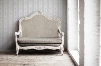 Обои AS Creation Maison Charme 39069-3 Винил на флизелине (0,53*10,05) Белый/Голубой/Серый, Полоса/Цветы — фото 6, Обои для стен