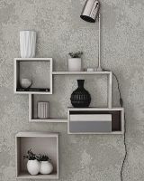 Обои Wiganford by Solo Crystal AK2015 Винил на флизелине (1,06*10,05) Серый, Штукатурка — фото 3, Обои для стен