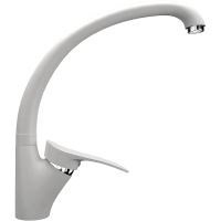 Смеситель для кухни Ulgran Classic U-001-341 Ультра-белый — фото 1, Смесители