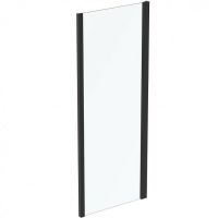 Душевая стенка Ideal Standard Connect 2 80 K9299V3 профиль Черный стекло прозрачное — фото 1, Боковые стенки