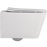 Товар: Унитаз Abber Rechteck AC1201 подвесной с сиденьем Микролифт - фото 2 Унитаз Abber Rechteck AC1201 подвесной с сиденьем Микролифт — фото 2, Унитазы