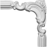 Угловой элемент Европласт 1.52.297 215x21x215 мм — фото 1, Молдинги