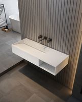 Раковина Abber Stein 100 R AS2640-1.0 R Белая матовая — фото 3, Раковины подвесные