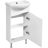 Товар: Тумба под раковину Stella Polar Волна 40 SP-00000230 Белая - фото 3 Тумба под раковину Stella Polar Волна 40 SP-00000230 Белая — фото 3, Мебель для ванной