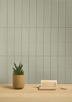 Керамическая плитка 41Zero42 Biscuit Plain Salvia 4100691 настенная 5х20 см — фото 3, Керамическая плитка