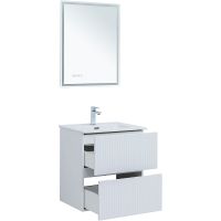 Товар: Тумба под раковину Aquanet Джейн 60 313284 подвесная Белая матовая - фото 9 Тумба под раковину Aquanet Джейн 60 313284 подвесная Белая матовая — фото 9, Тумбы под раковину