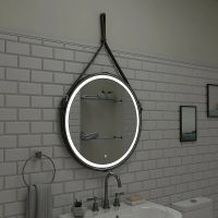 Товар: Зеркало Bellezza Жаклин Блэк 65 4616410020017 с подсветкой с сенсорным выключателем - фото 1 Зеркало Bellezza Жаклин Блэк 65 4616410020017 с подсветкой с сенсорным выключателем — фото 1, Зеркала в ванную комнату