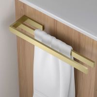 Полотенцедержатель Timo Petruma 15252/17 двойной Золото матовое — фото 2, Полотенцедержатели