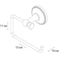 Товар: Держатель туалетной бумаги Grampus Alfa GR-9510B Бронза - фото 2 Держатель туалетной бумаги Grampus Alfa GR-9510B Бронза — фото 2, Держатели туалетной бумаги