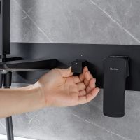 Смеситель для ванны Allen Brau Infinity 5.21007-31 Черный матовый — фото 6, Смесители