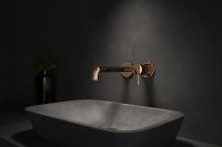 Смеситель для раковины Teska Atlas E5709 Розовое золото — фото 3, Смесители для раковины