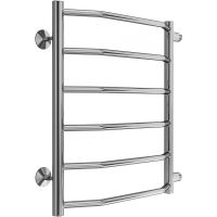 Водяной полотенцесушитель Terminus Виктория П6 500х600 бп500 4670078530073 Хром, боковое подключение, G 1" НР — фото 1, Водяные полотенцесушители