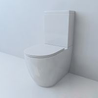 Товар: Унитаз компакт beWash Lusso BKBWR004620 Белый глянец с бачком и сиденьем Микролифт - фото 2 Унитаз компакт beWash Lusso BKBWR004620 Белый глянец с бачком и сиденьем Микролифт — фото 2, Унитазы