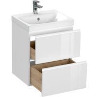 Тумба под раковину Cersanit Moduo 50 64139 подвесная Белая — фото 7, Мебель для ванной