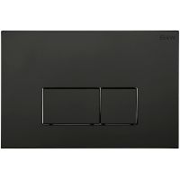 Клавиша смыва Black&White Universe WPI-09542 09542 Matt Black — фото 1, Комплектующие для душевого оборудования