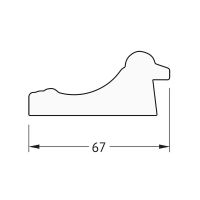 Зеркало Evoform Octagon 63х63 BY 3734 в багетной раме - Состаренное золото 67 мм — фото 5, Мебель для ванной