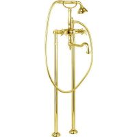 Смеситель для ванны Cezares Lord LORD-VDP2-03/24-M Золото 24 карат — фото 1, Смесители напольные