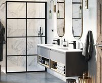 Товар: Смеситель для раковины Excellent Keria AREX.2001BL Черный - фото 4 Смеситель для раковины Excellent Keria AREX.2001BL Черный — фото 4, Смесители