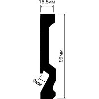 Плинтус HIWOOD LB99 2000x99x16,5 мм — фото 2, Плинтуса напольные