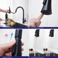 Смеситель для кухни Timo Saona 2336/03FL Черный — фото 7, Смесители для кухни