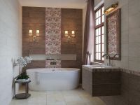 Керамическая плитка Керамин Миф 4Т темно-коричневый настенная 20х50 см — фото 3, Керамическая плитка