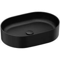 Раковина-чаша Ravak Ceramic Slim O 55 XJX0D155000 Черная матовая — фото 1, Раковины накладные