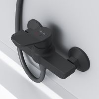 Смеситель для душа AM.PM X-Joy Черный матовый арт-F85A20022 — фото 3, Смесители для душа без лейки