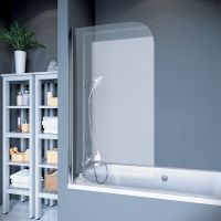 Товар: Шторка на ванну Koller Pool Waterfall Line 75 L QP93 профиль Хром стекло прозрачное - фото 2 Шторка на ванну Koller Pool Waterfall Line 75 L QP93 профиль Хром стекло прозрачное — фото 2, Неподвижные шторки для ванной