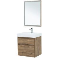 Тумба под раковину Aquanet Nova Lite 60 249512 подвесная Дуб рустикальный — фото 5, Мебель для ванной