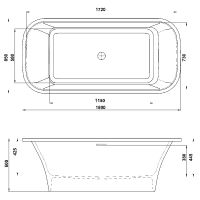 Товар: Ванна из искусственного камня Jacob Delafon Elite 180x85 E6D364RU-00 без гидромассажа - фото 5 Ванна из искусственного камня Jacob Delafon Elite 180x85 E6D364RU-00 без гидромассажа — фото 5, Ванны из искусственного камня
