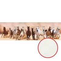 Фреска Ortograf Животные 4596 Фактура флок FLK Флизелин (5,1*1,5) Белый/Коричневый/Розовый, Животные — фото 1, Фрески