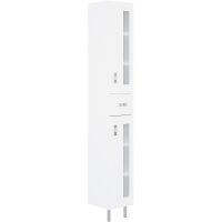 Шкаф пенал Onika Кристалл 30.18 403050 Белый — фото 1, Пеналы для ванной комнаты