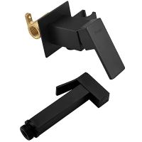 Товар: Гигиенический душ со смесителем Frap F7506-6 Черный матовый - фото 9 Гигиенический душ со смесителем Frap F7506-6 Черный матовый — фото 9, Душевое оборудование. Душевая программа