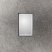 Товар: Зеркало BelBagno Kraft 50 SPC-KRAFT-500-800-LED-TCH-WARM-NERO с подсветкой Черное с сенсорным выключателем и подогревом - фото 3 Зеркало BelBagno Kraft 50 SPC-KRAFT-500-800-LED-TCH-WARM-NERO с подсветкой Черное с сенсорным выключателем и подогревом — фото 3, Мебель для ванной