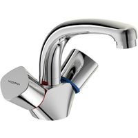 Смеситель для раковины Vidima Quadro BA244AA Хром — фото 1, Смесители для раковины