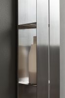 Товар: Металлическая полка Aquanet Магнум 15х100 334114 Сталь браш - фото 8 Металлическая полка Aquanet Магнум 15х100 334114 Сталь браш — фото 8, Полки для ванной и душа