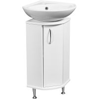 Товар: Тумба под раковину Stella Polar Концепт 30 SP-00000156 угловая Белая - фото 2 Тумба под раковину Stella Polar Концепт 30 SP-00000156 угловая Белая — фото 2, Мебель для ванной