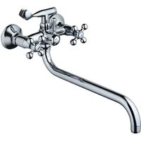 Смеситель для ванны Frap H19 F2619 универсальный Хром — фото 2, Смеситель для ванны